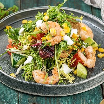 Салат с креветками в ЛарисуВаннуХочу по цене 650