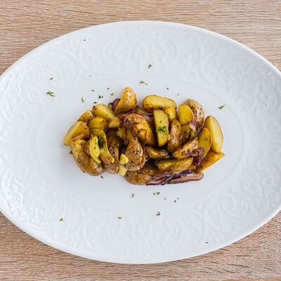 Мини-картофель с чесноком в Эрато по цене 550 ₽