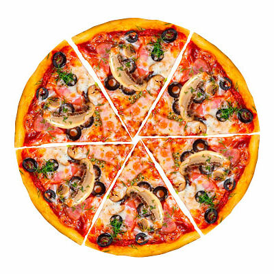 С ветчиной и грибами в Сушифуд по цене 1259 ₽