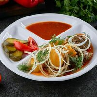 Баранина в казане с запеченным картофелем в Lagman-delivery