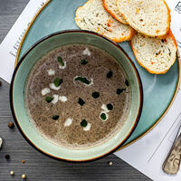 Крем-суп Капучино из грибов в Рабарбар