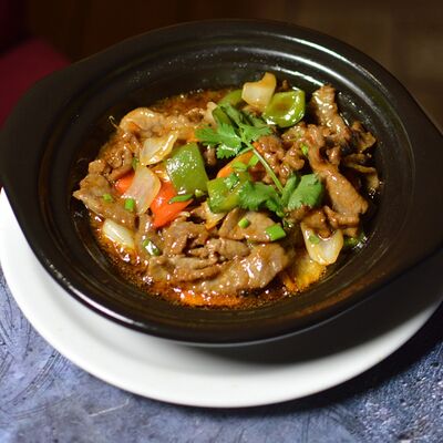 Говядина на сковороде в Go-Boo по цене 659 ₽