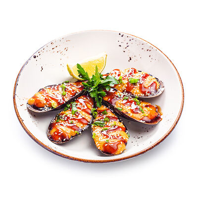 Мидии запечённые в Окинава по цене 640 ₽