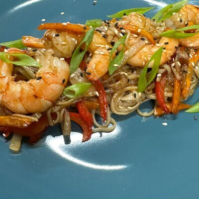 Удон с креветками в Аян по цене 450 ₽