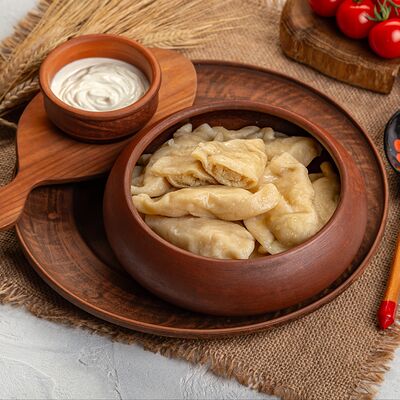 Вареники с картошкой и луком в Русская кухня по цене 590 ₽