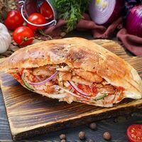 Шаурма а пите из свинины в Мастер вкус
