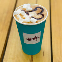 Шокобанан с зефирками в Vice coffee