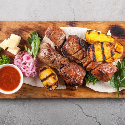 Шашлык из говядины в Мангал по цене 760 ₽