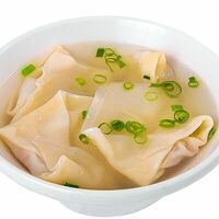 Вантоны со свининой и креветкой в курином бульоне в Дамплинг Репаблик
