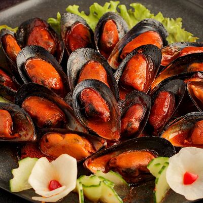 Варёные мидии в устричном соусе в Корё по цене 1140 ₽