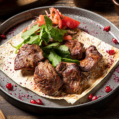 Шашлык из свинины в PRO.Хинкали by Novikov по цене 820 ₽