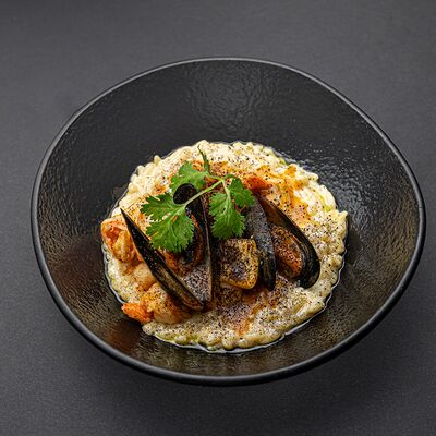 Паста орзо с морепродуктами в Shelest по цене 1150 ₽