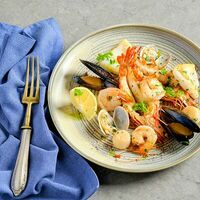 Ассорти из морепродуктов на гриле в Buonamici