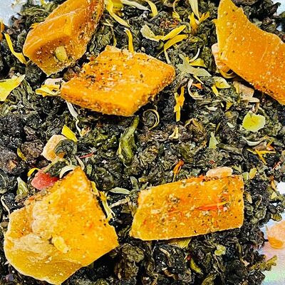 Манговый улун (Премиум), чай листовой зелёный ароматизированный в Зелёный Домик по цене 225 ₽