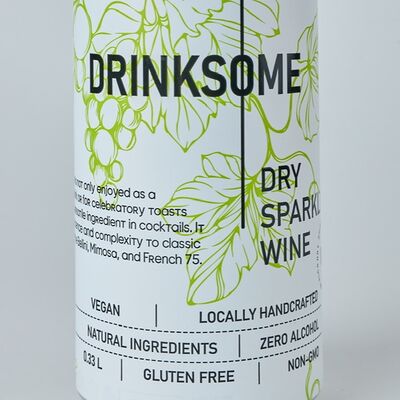 Безалкогольное сухое игристое вино Drinksome в Barista по цене 270 ₽