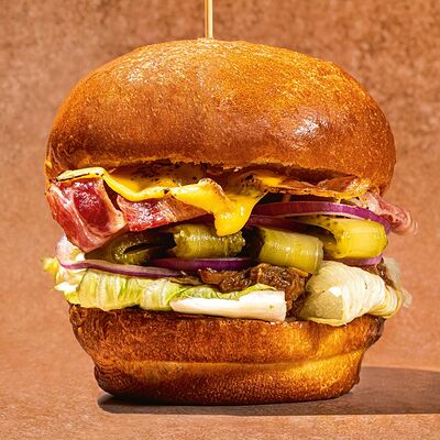 Бургер со свининой ча шао в Антрекот по цене 750 ₽