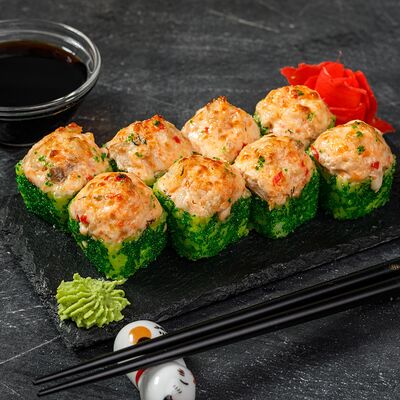 Запечённый с креветкой в Sushi Pizza Top по цене 580 ₽