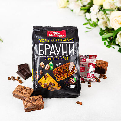 Брауни с кофе в У Палыча. С пылу, с жару! по цене 325 ₽