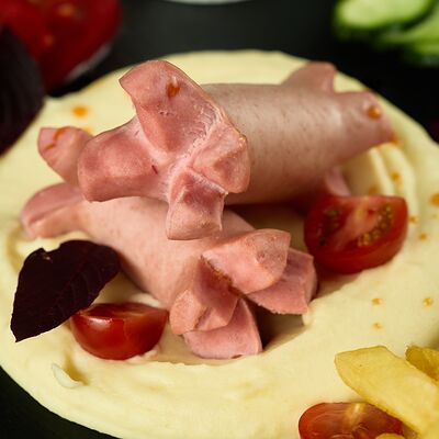 Картофельное пюре с сосиской в Арт по цене 350 ₽