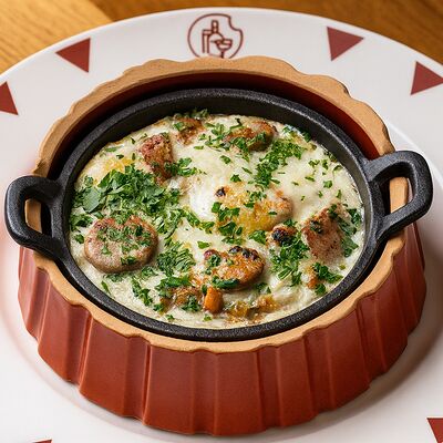 Яичница с грузинскими купатами в ЮжанеГорожане по цене 688 ₽