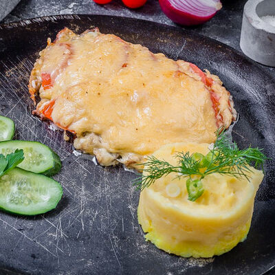 Мясо по-французски из телятины в Сахара по цене 1500 ₽