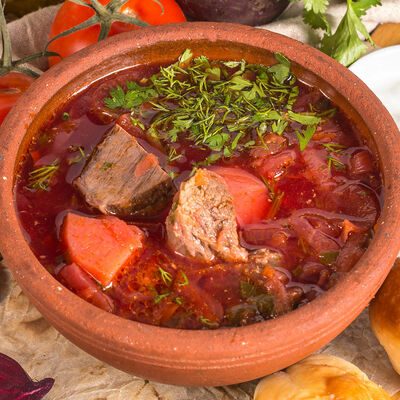 Борщ с пампушками в Мушмула по цене 239