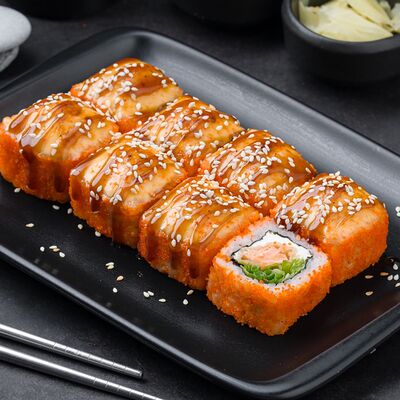 Ролл Чиполлино запеченный в Рыба закусывала по цене 589 ₽