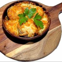 Грибы с сыром сулугуни и моцареллойв Камелот