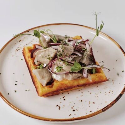 Картофельная вафля с груздямив ОГОРОДБАР по цене 435 ₽