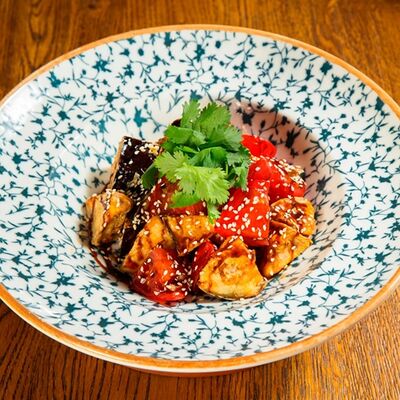 Салат из жареных баклажанов в Вах!Хинкали по цене 650 ₽