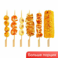 Якитори ассорти в Тануки