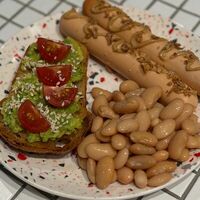 Английский веган завтракв Смузи-маркет Зелёнка