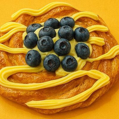 Вензель с голубикой в Пекарня Тартин по цене 325 ₽