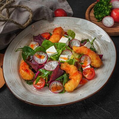 Тайский салат с креветкой темпура в Lamore Mio по цене 615 ₽