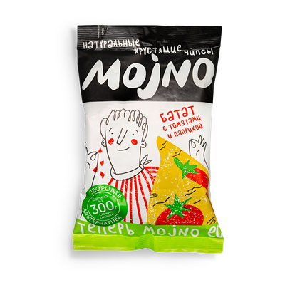 Чипсы MOjNO Батат с томатом и паприкой в Кухня на районе по цене 209 ₽