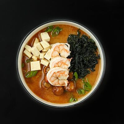 Мисо-суп креветкой в RollWok club Азиатская кухня по цене 419 ₽