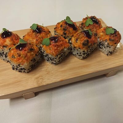 Угорь с мидиями запеченный в Balance cafe по цене 914 ₽