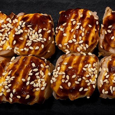 Запеченный лосось пармезан в Кимура Суши & Поке по цене 515 ₽