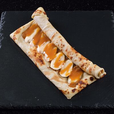 Блин с бананом и карамелью в Кофе блин по цене 379 ₽