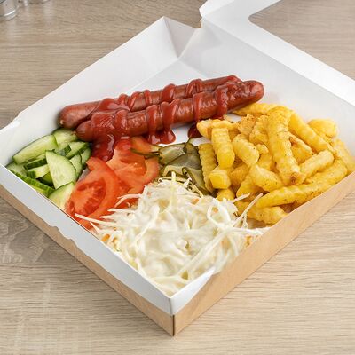 Ланч бокс с колбасками фри в Кебаб на болоте по цене 17 р.