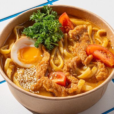 Карри-рамен с курицей (mini) в YUZU по цене 495 ₽