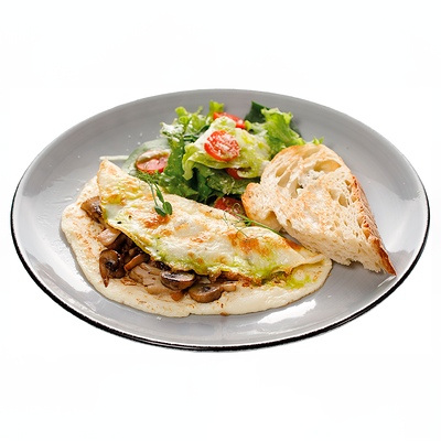 Омлет с курицей и грибами в Омлет станция по цене 450 ₽