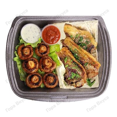 Корейка баранина на углях (гарнир3) 200/130/30/30 г в Гора Вкуса по цене 950 ₽