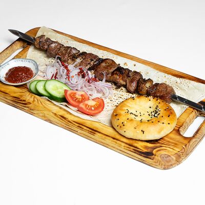 Шашлык из баранины на мангалев MEZE fastfood & grill restaurant по цене 1154 ₽