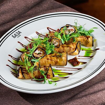 Рулетики из баклажана с сырной начинкой в База по цене 950 ₽