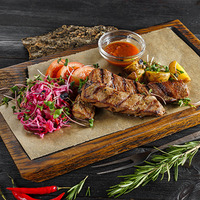 Вырезка ягненка в ИТЛЕ Стейк-кафе Halal