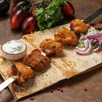 Шашлык из курицы в Оджахури по цене 810 ₽