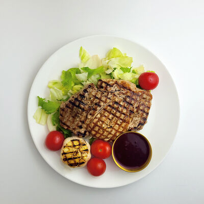 Стейк из свинины в Атмосфера по цене 1150 ₽