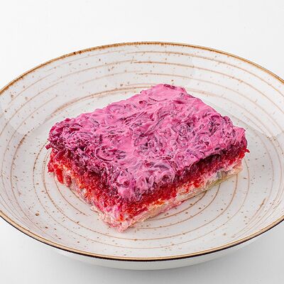 Сельдь под шубойв Вилка Ложка по цене 187 ₽