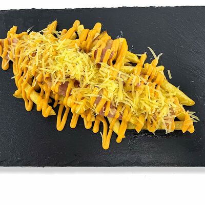 Фри-бокс бекон-бургер в Мегаполис по цене 380 ₽